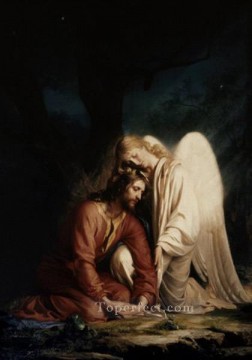 ゲツセマネのキリスト2 宗教 カール・ハインリヒ・ブロック Oil Paintings